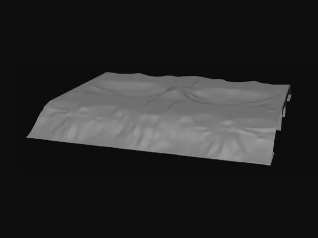 3D model for I want a long river with water texture, normal waves and currents, some greenery and stones next to it