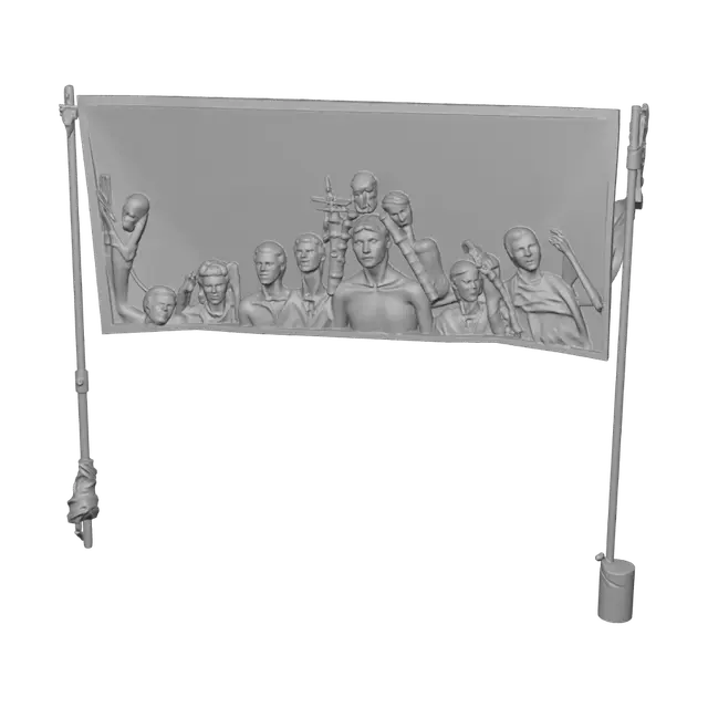 3D model for The Assembly of Silhouettes