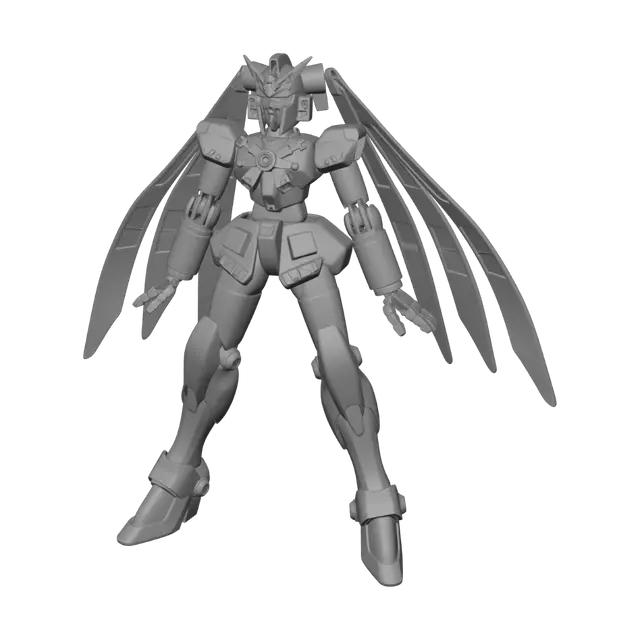 3D model for Azure Wings Gundam