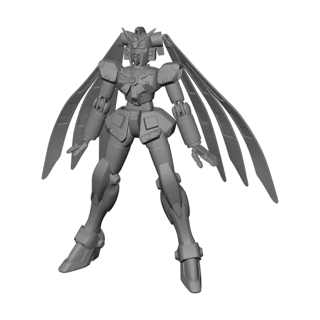 3D model for Azure Wings Gundam