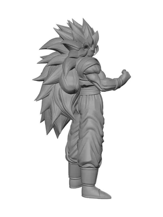 3D model for Goku Super Saiyan 3