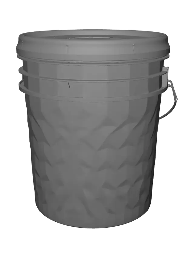3D model for White plastic bucket