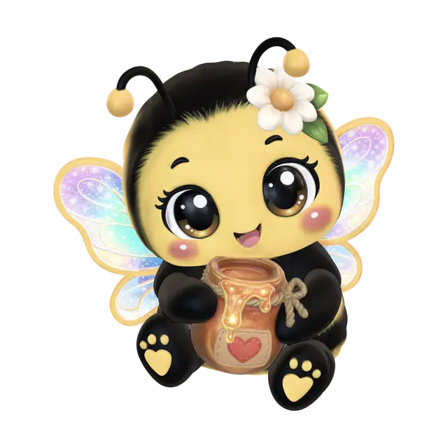 Bumble Bee 3D 3D model, vytvořený pomocí AI