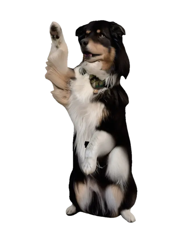 High Five - Highfive-3D-modell, genererad av AI