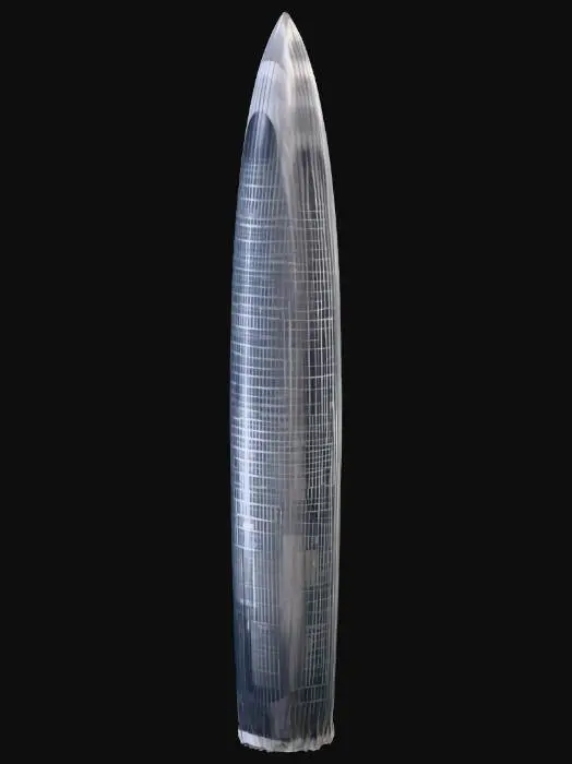 3D model for Futuristic Skyscraper