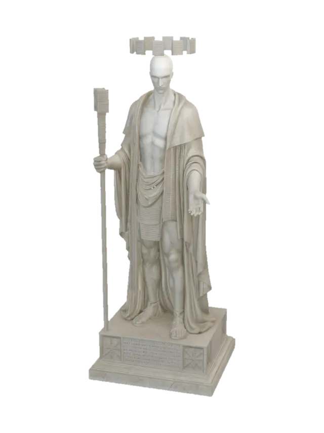 Modello 3D The Lorekeeper - Scribe, generato dall’IA