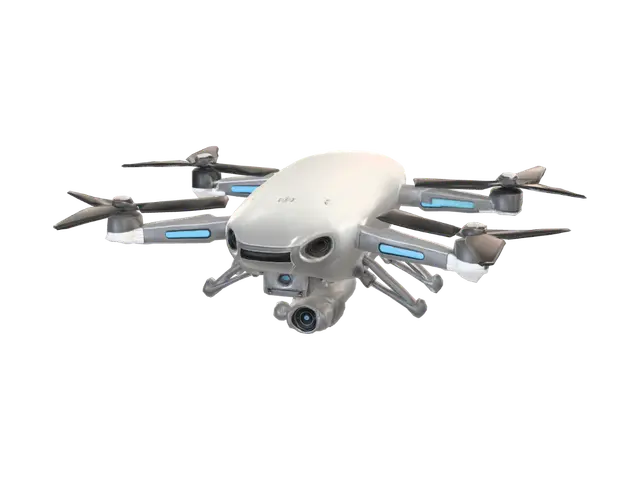 Modern Drone - Assembly 的 AI 生成 3D 模型