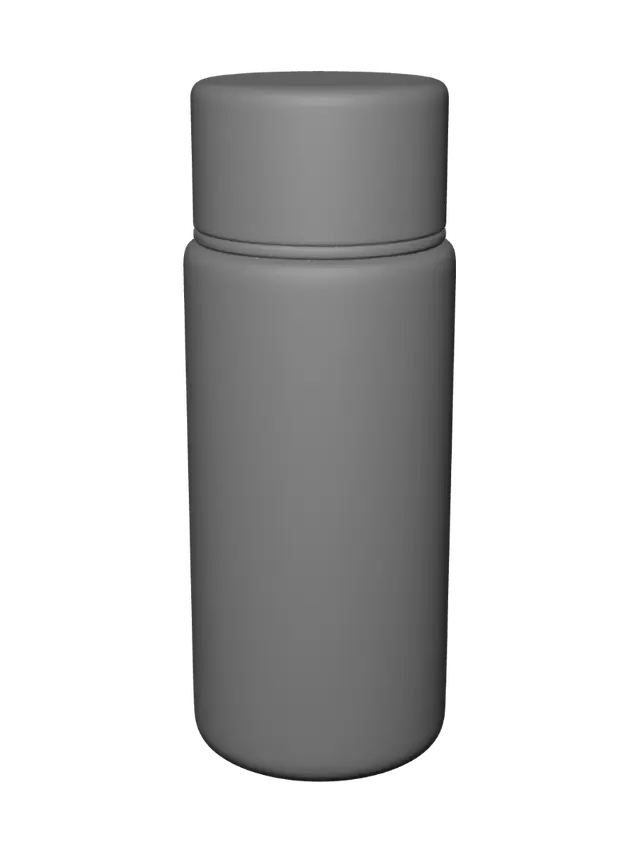 3D model for Blue Glitter Bottle