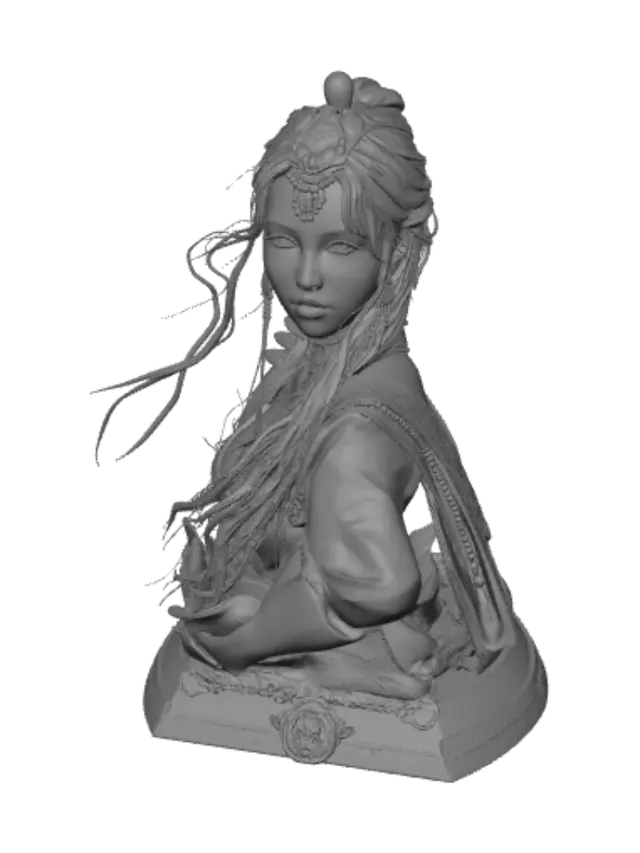 3D model for Empress of Winter Embroidery