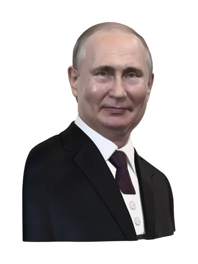 3D model for Smiling politician in a dark suit