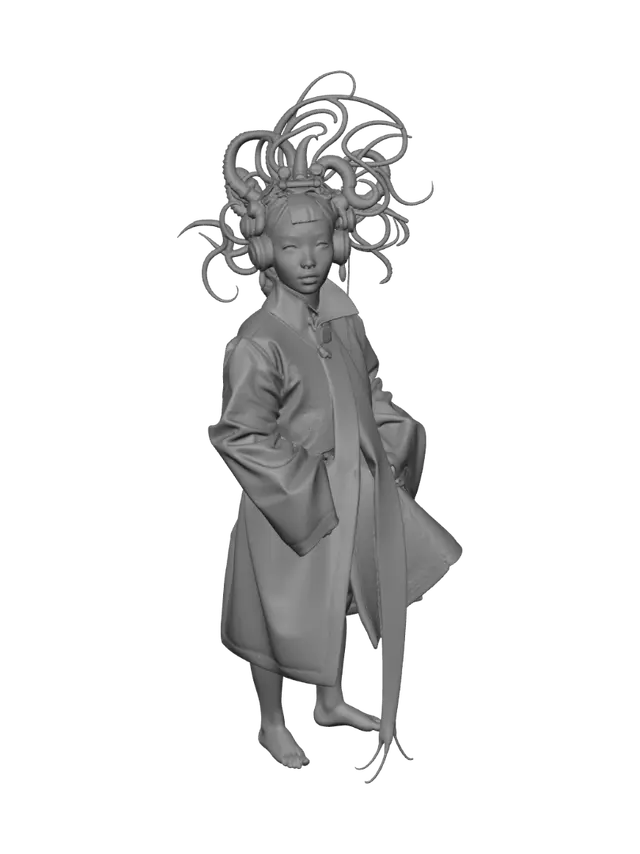 3D model for Neon Tangle Empress