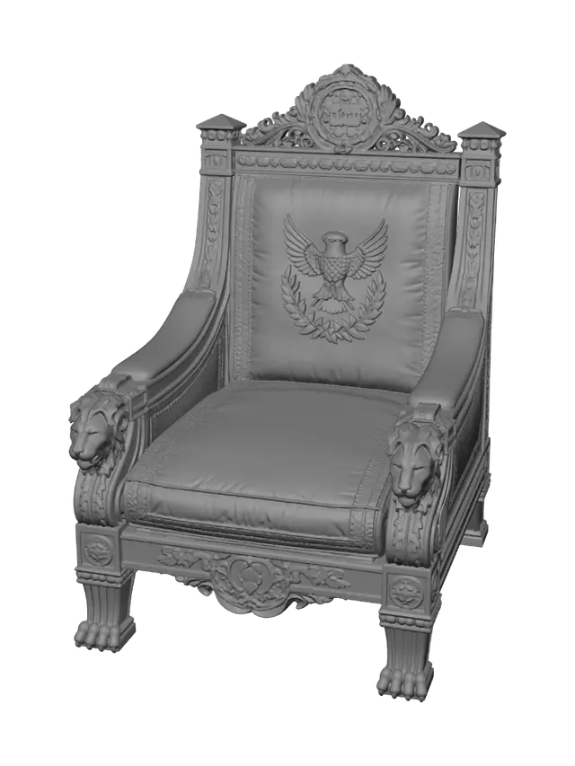 3D model for Imperial Throne of SPQR
