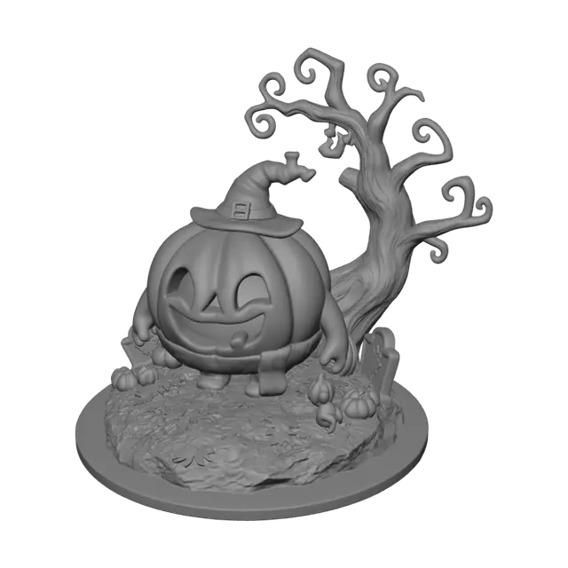 3D model for Jack-o'-Lantern Sentinel