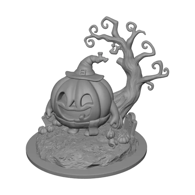 3D model for Jack-o'-Lantern Sentinel
