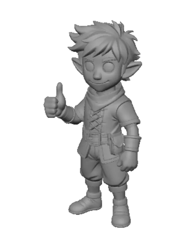 3D model for Thumbs Up Adventurer