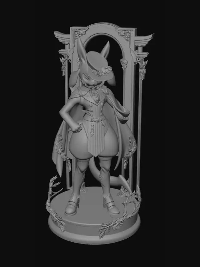 3D model for Azure Aristocrat
