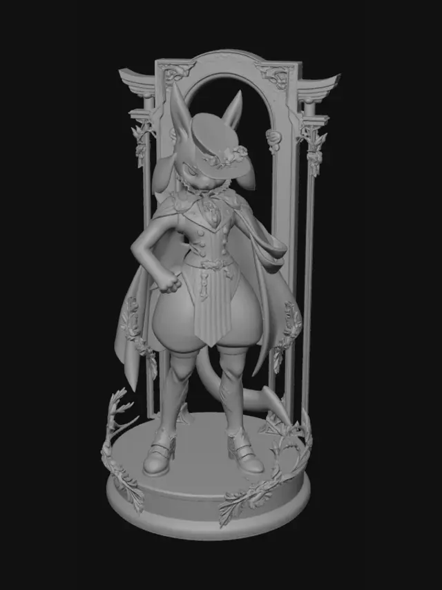 3D model for Azure Aristocrat