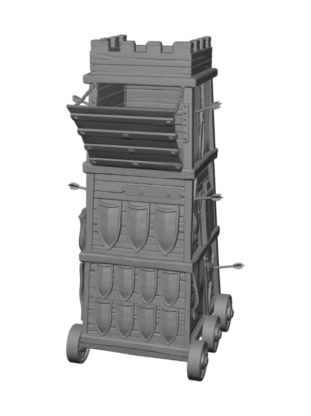 3D model for Violet Siege Tower