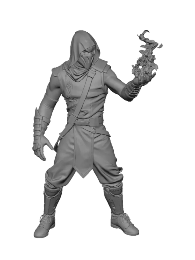 3D model for Scorpion from Mortal Kombat