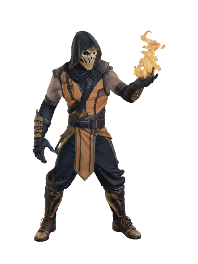 3D model for Scorpion from Mortal Kombat