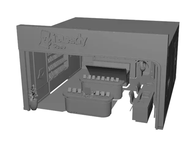 3D model for iReady Store Interior