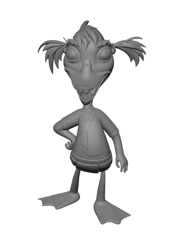 3D model for Realistic Chicken Little Girl