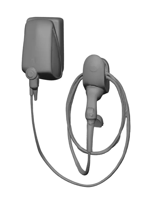 3D model for Headset with boom microphone