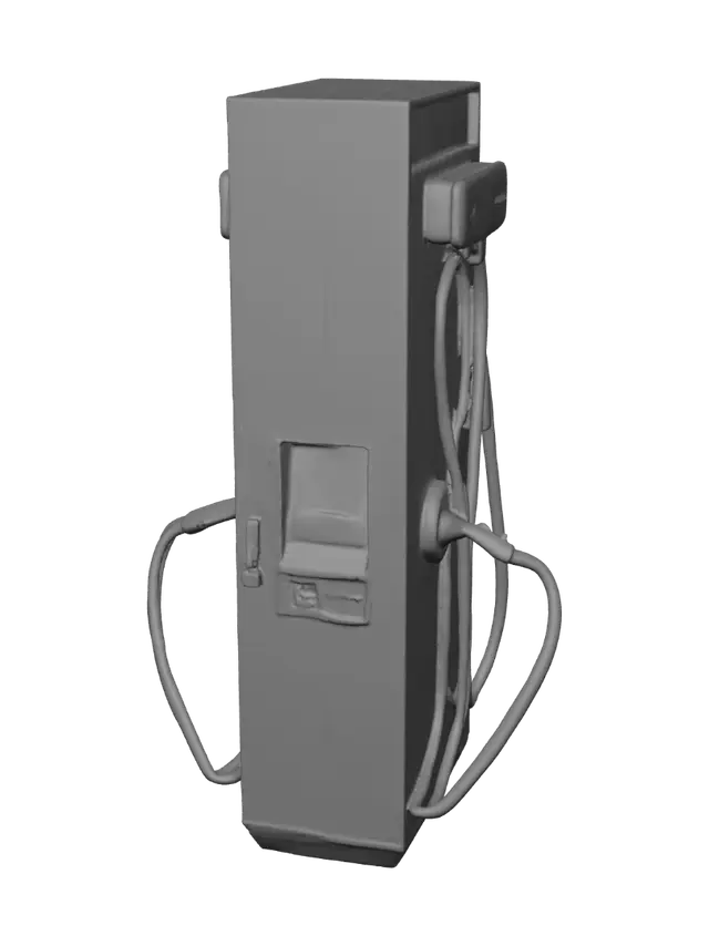 3D model for EVBox Elvi charging station