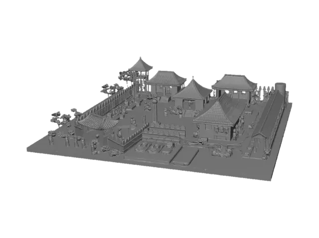 3D model for Smart Temple Complex IoT Control Center
