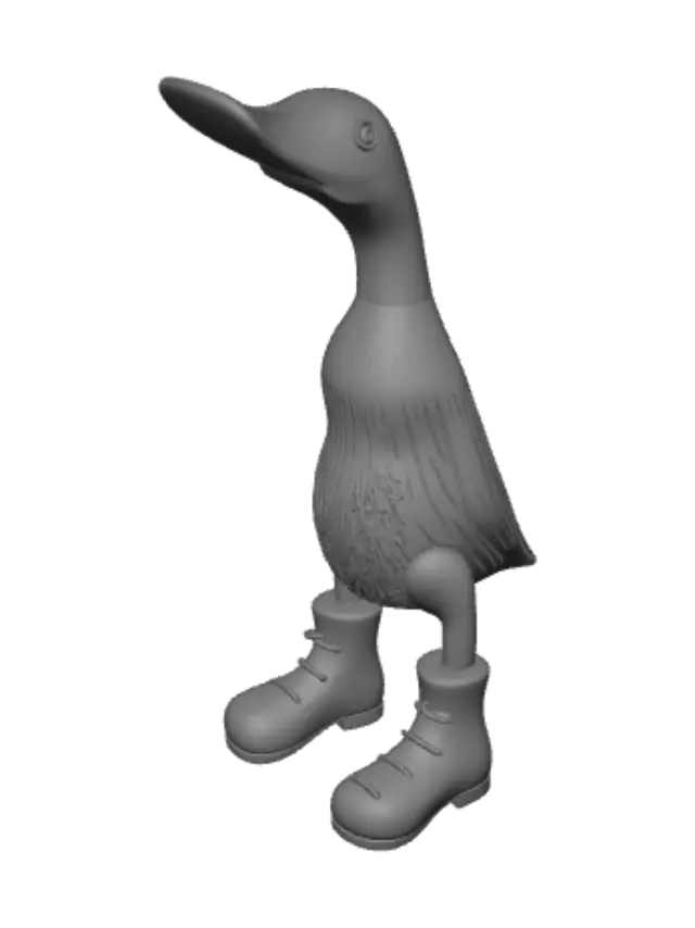 3D model for Duck on Boots