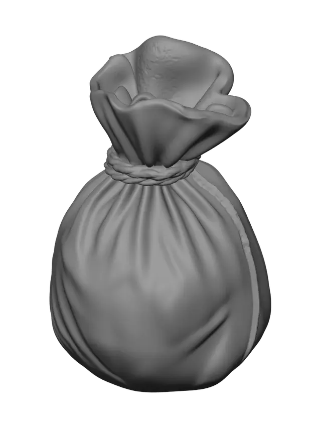 3D model for Moonlit Velvet Pouch