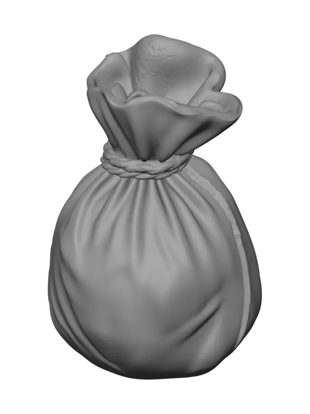 3D model for Moonlit Velvet Pouch