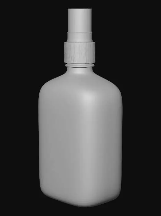 3D model for Amber glass spray bottle