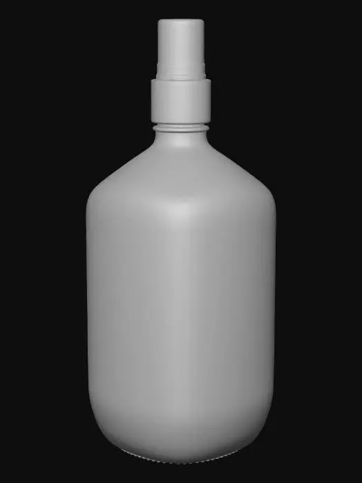 3D model for Amber glass spray bottle