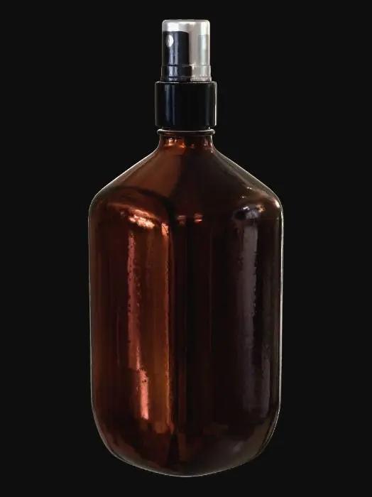 3D model for Amber glass spray bottle