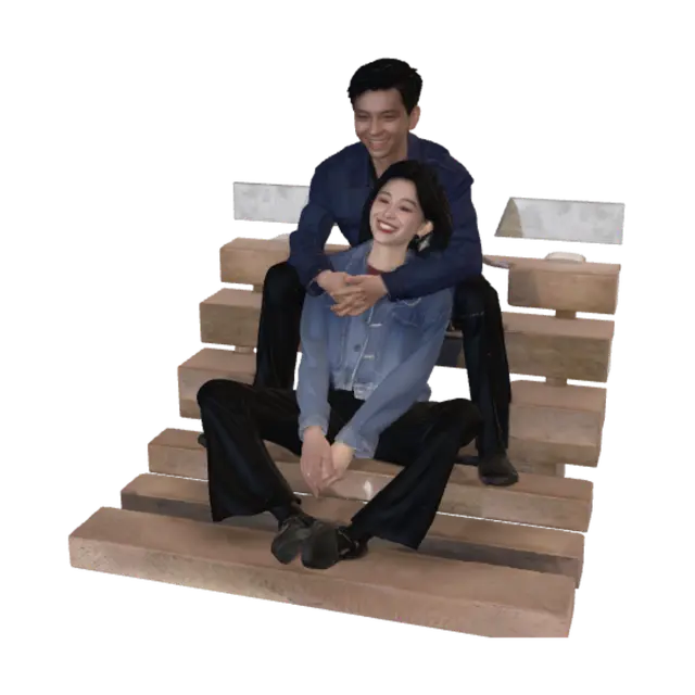 3D model for Smiles on the Staircase