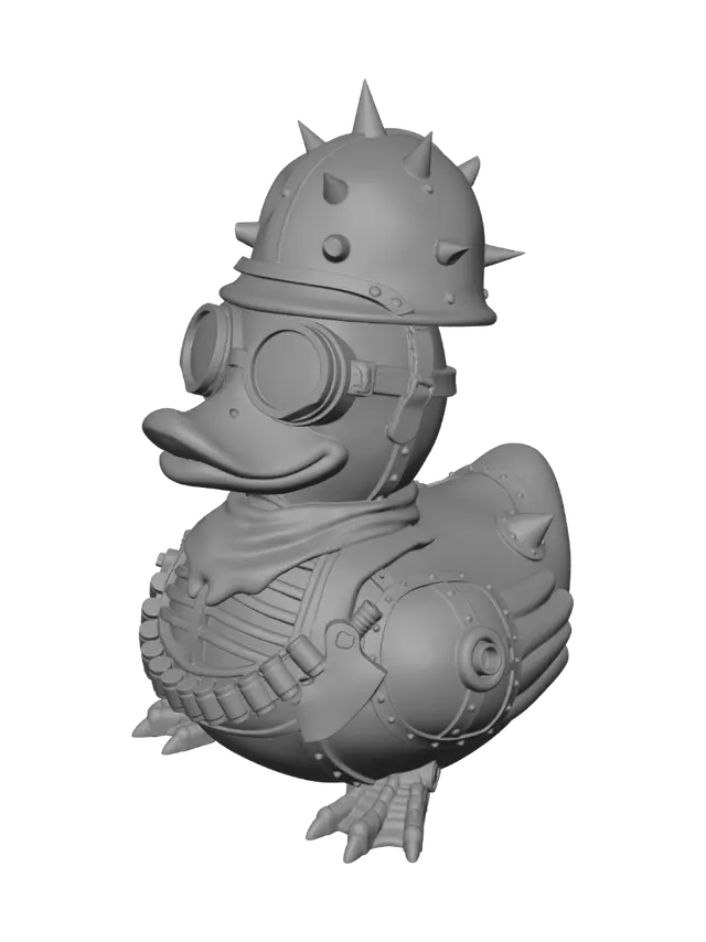 3D model for Ironclad Steampunk Duck