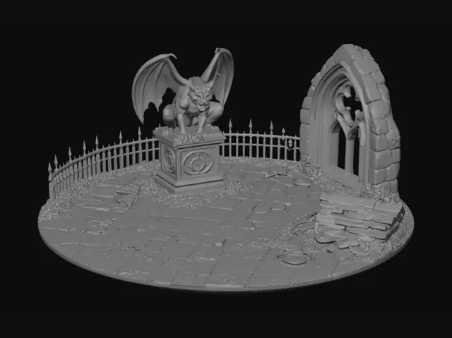 3D model for Gargoyle on the Ruined Terrace