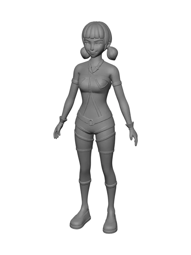 3D model for Stylized Zoey Kpdh