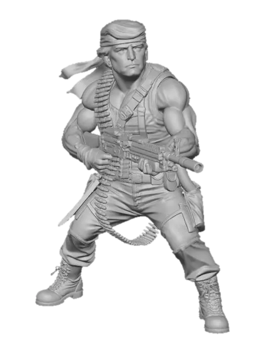 3D model for Trump Rambo