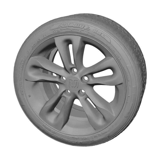 3D model for Honda alloy wheel