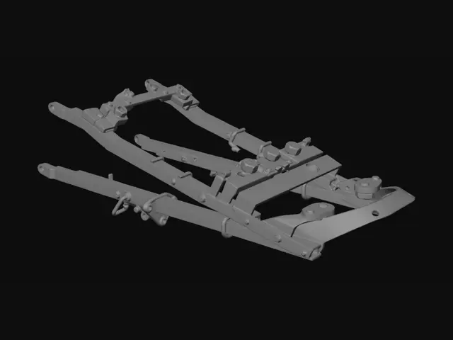 3D model for Motorcycle swingarm