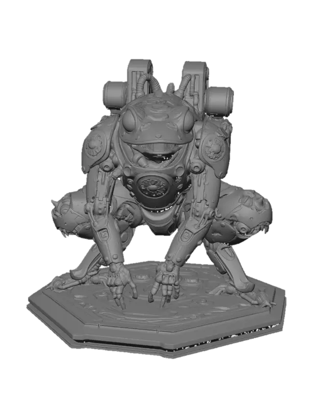 3D model for Emerald Clockwork Frog