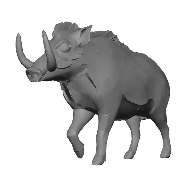 3D model for Woolly Mammoth