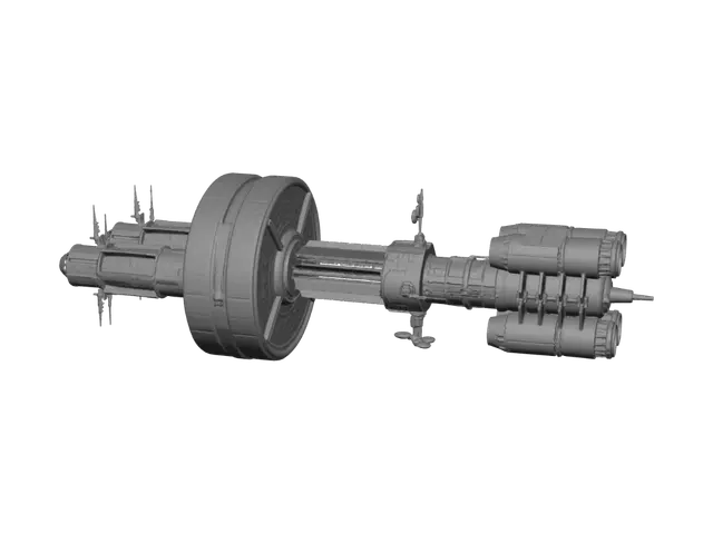 3D model for Nebula Gate Station