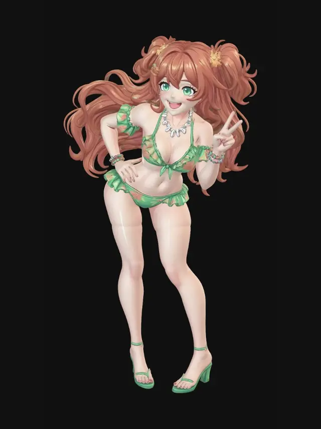 3D model for Sunlit Island Cheer