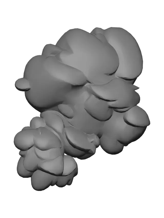 3D model for Purple Cloud Puff