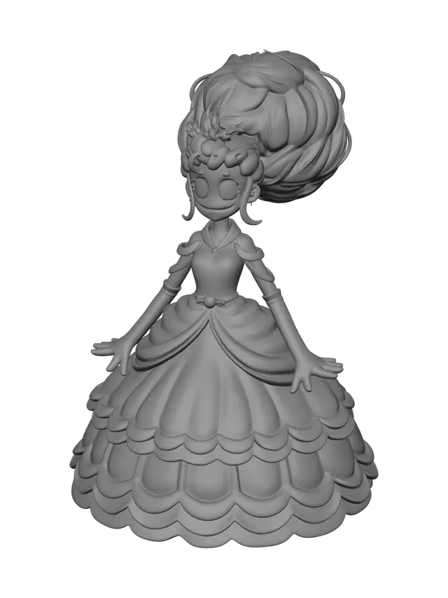 3D model for Low-Poly Poppy Playtime Chapter 5 Lily Love Braids