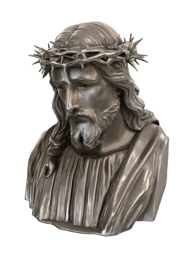 3D model for Jesus with Crown of Thorns