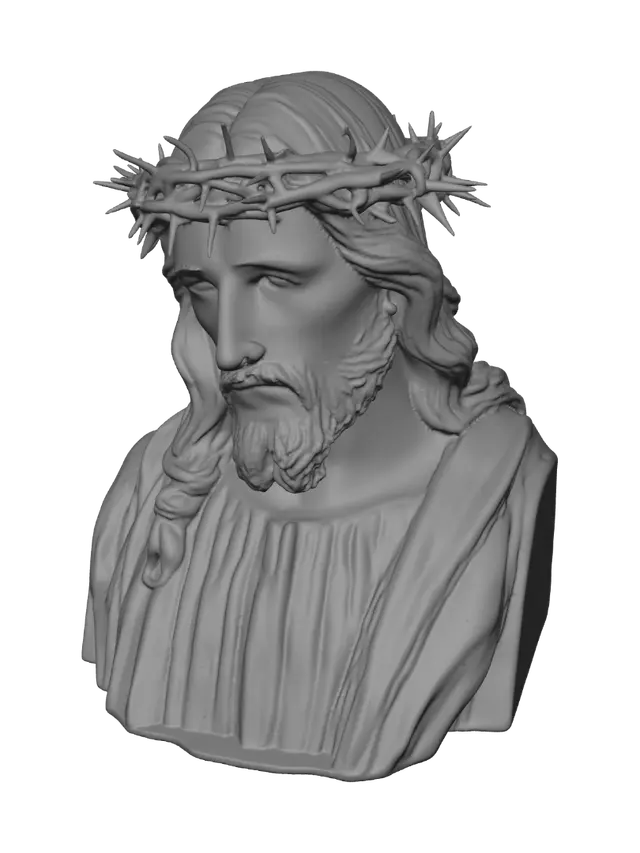 3D model for Jesus with Crown of Thorns